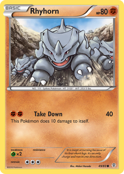 Rhyhorn - Generations - #49 - Pokemon TCG card