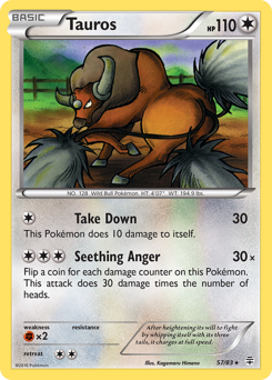 Tauros - Generations - #57 - Pokemon TCG card