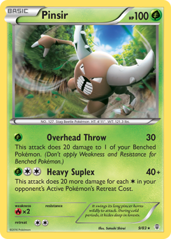 Pinsir #9 Pinsir - Generations - #9 - Pokemon TCG card