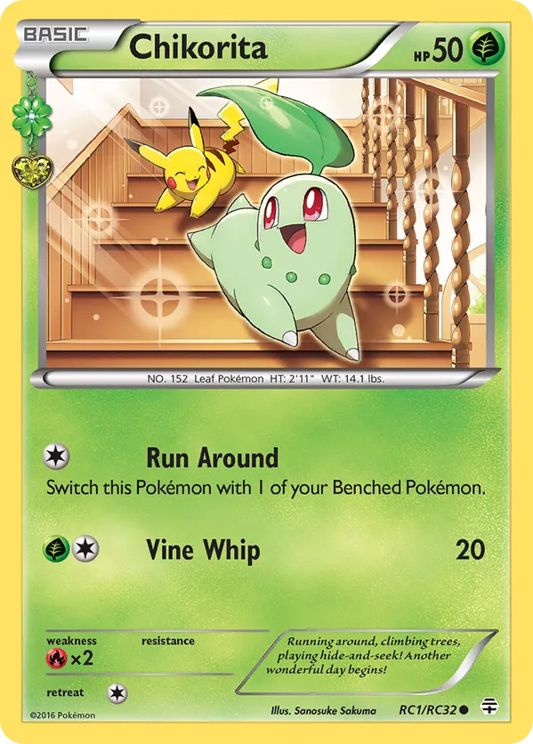 Chikorita - Generations: Radiant Collection - #RC1 - Pokemon TCG card