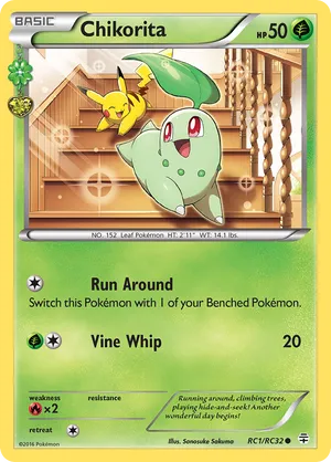 Chikorita #RC1 Chikorita - Generations: Radiant Collection - #RC1 - Pokemon TCG card