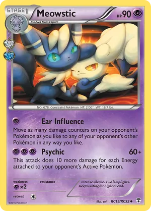 Meowstic #RC15 Meowstic - Generations: Radiant Collection - #RC15 - Pokemon TCG card