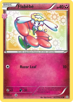 Flabébé - Generations: Radiant Collection - #RC17 - Pokemon TCG card