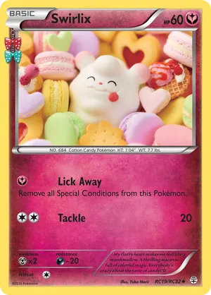 Swirlix #RC19 Swirlix - Generations: Radiant Collection - #RC19 - Pokemon TCG card