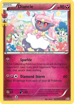 Diancie #RC22 Diancie - Generations: Radiant Collection - #RC22 - Pokemon TCG card
