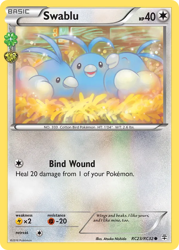 Swablu - Generations: Radiant Collection - #RC23 - Pokemon TCG card
