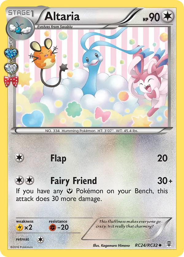 Altaria - Generations: Radiant Collection - #RC24 - Pokemon TCG card