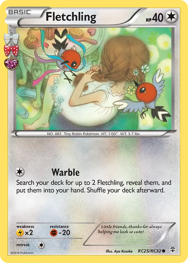 Fletchling - Generations: Radiant Collection - #RC25 - Pokemon TCG card