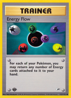 Energy Flow - Gym Heroes - #122 - Pokemon TCG card
