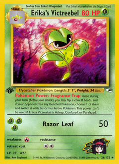Erika's Victreebel #26 Erika's Victreebel - Gym Heroes - #26 - Pokemon TCG card