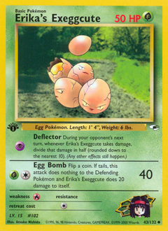 Erika's Exeggcute - Gym Heroes - #43 - Pokemon TCG card