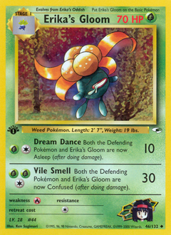 Erika's Gloom - Gym Heroes - #46 - Pokemon TCG card