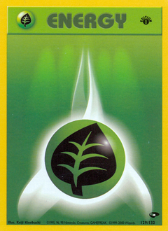 Grass Energy - Gym Challenge - #129 - Pokemon TCG card