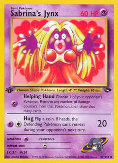 Sabrina's Jynx #57 Sabrina's Jynx - Gym Challenge - #57 - Pokemon TCG card