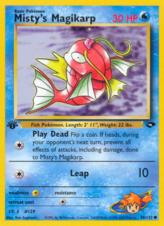 Misty's Magikarp #88 Misty's Magikarp - Gym Challenge - #88 - Pokemon TCG card