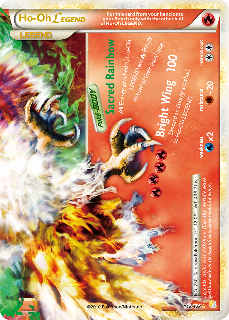 Ho-Oh LEGEND - HeartGold & SoulSilver - #112 - Pokemon TCG card