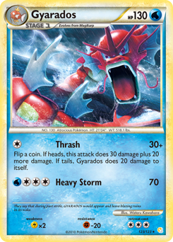 Gyarados #123 Gyarados - HeartGold & SoulSilver - #123 - Pokemon TCG card