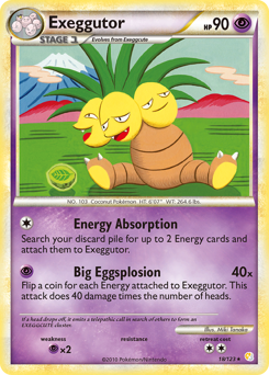 Exeggutor - HeartGold & SoulSilver - #18 - Pokemon TCG card