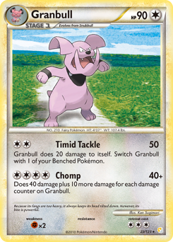 Granbull - HeartGold & SoulSilver - #22 - Pokemon TCG card