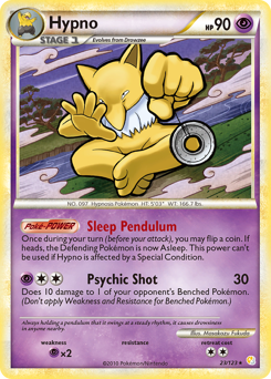 Hypno #23 Hypno - HeartGold & SoulSilver - #23 - Pokemon TCG card