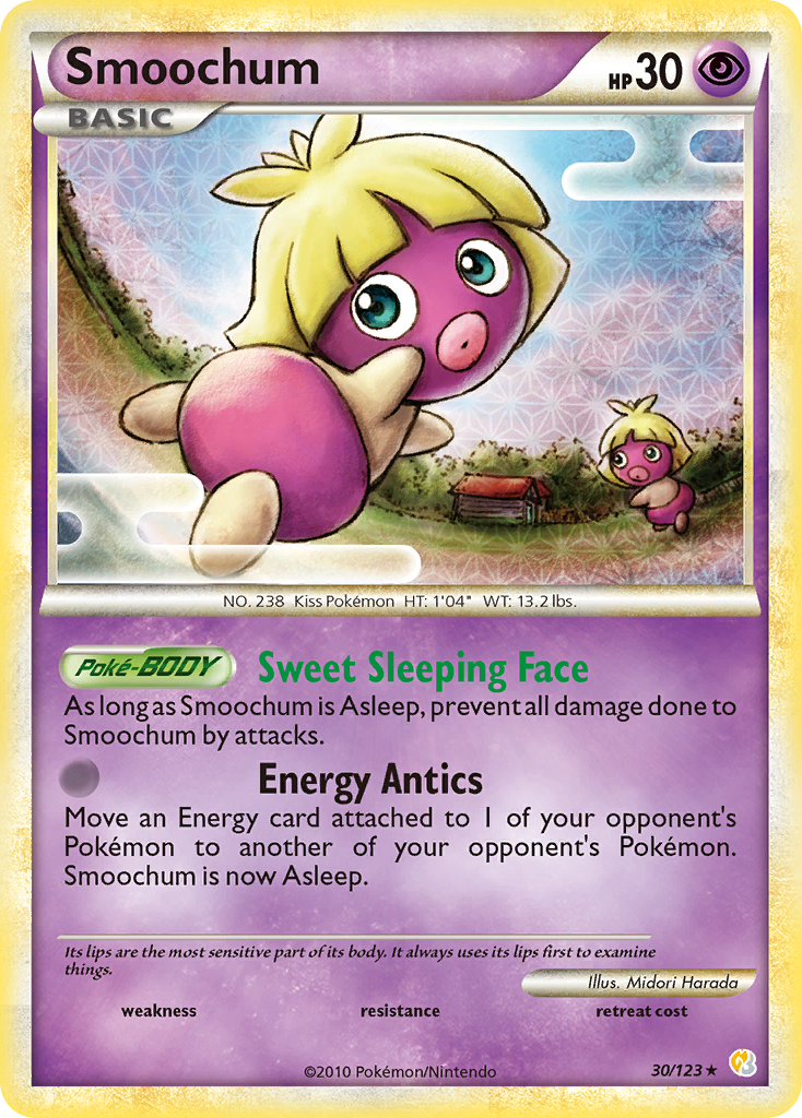 Smoochum - HeartGold & SoulSilver - #30 - Pokemon TCG card