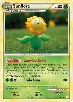 Sunflora - HeartGold & SoulSilver - #31 - Pokemon TCG card