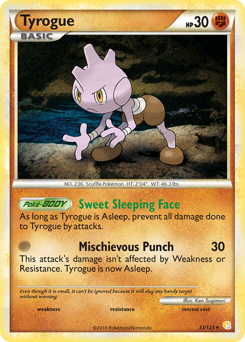 Tyrogue #33 Tyrogue - HeartGold & SoulSilver - #33 - Pokemon TCG card