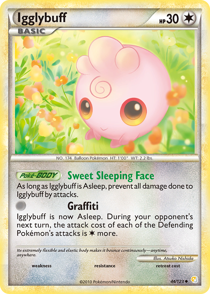 Igglybuff - HeartGold & SoulSilver - #44 - Pokemon TCG card