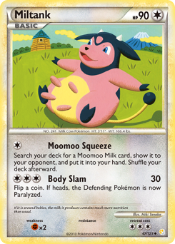 Miltank - HeartGold & SoulSilver - #47 - Pokemon TCG card