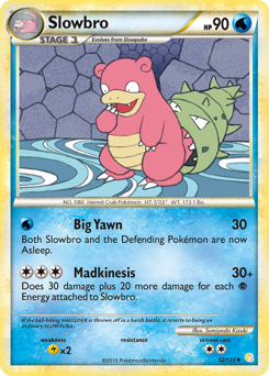Slowbro - HeartGold & SoulSilver - #52 - Pokemon TCG card