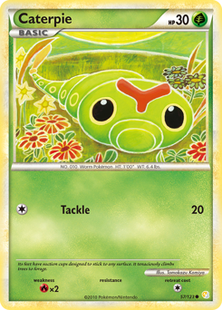 Caterpie - HeartGold & SoulSilver - #57 - Pokemon TCG card