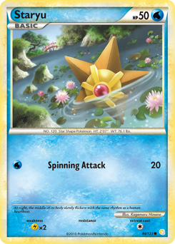 Staryu - HeartGold & SoulSilver - #84 - Pokemon TCG card