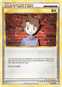Bill - HeartGold & SoulSilver - #89 - Pokemon TCG card