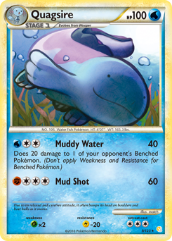 Quagsire - HeartGold & SoulSilver - #9 - Pokemon TCG card