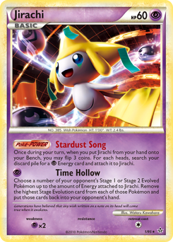 Jirachi #1 Jirachi - HS—Unleashed - #1 - Pokemon TCG card