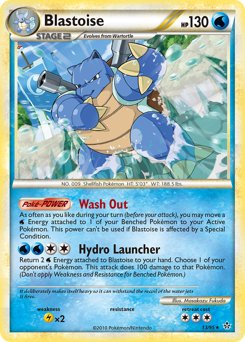 Blastoise - HS—Unleashed - #13 - Pokemon TCG card