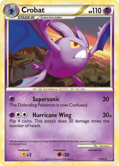 Crobat - HS—Unleashed - #14 - Pokemon TCG card