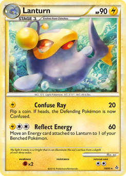 Lanturn - HS—Unleashed - #18 - Pokemon TCG card