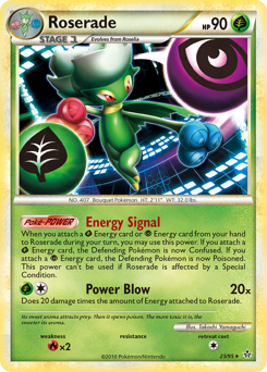 Roserade #23 Roserade - HS—Unleashed - #23 - Pokemon TCG card