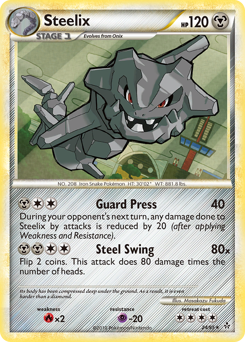 Steelix - HS—Unleashed - #24 - Pokemon TCG card