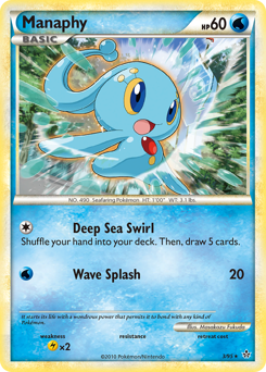 Manaphy - HS—Unleashed - #3 - Pokemon TCG card