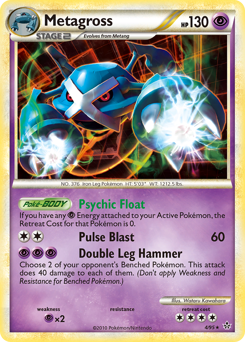 Metagross #4 Metagross - HS—Unleashed - #4 - Pokemon TCG card