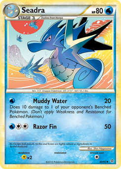 Seadra #40 Seadra - HS—Unleashed - #40 - Pokemon TCG card