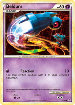 Beldum - HS—Unleashed - #44 - Pokemon TCG card
