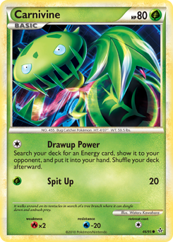 Carnivine - HS—Unleashed - #46 - Pokemon TCG card