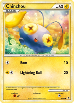 Chinchou #48 Chinchou - HS—Unleashed - #48 - Pokemon TCG card