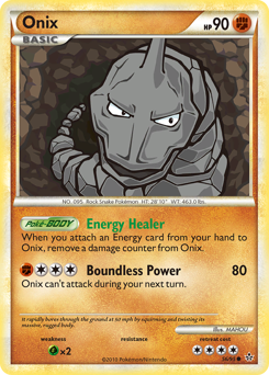 Onix - HS—Unleashed - #56 - Pokemon TCG card