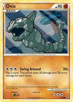 Onix - HS—Unleashed - #57 - Pokemon TCG card