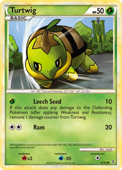 Turtwig - HS—Unleashed - #67 - Pokemon TCG card