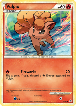 Vulpix - HS—Unleashed - #68 - Pokemon TCG card